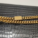 Saint Laurent(YSL) Classic Monogram Tassel Crossbody Bag Crocodile Embossed Leather Medium — thumbnail 10