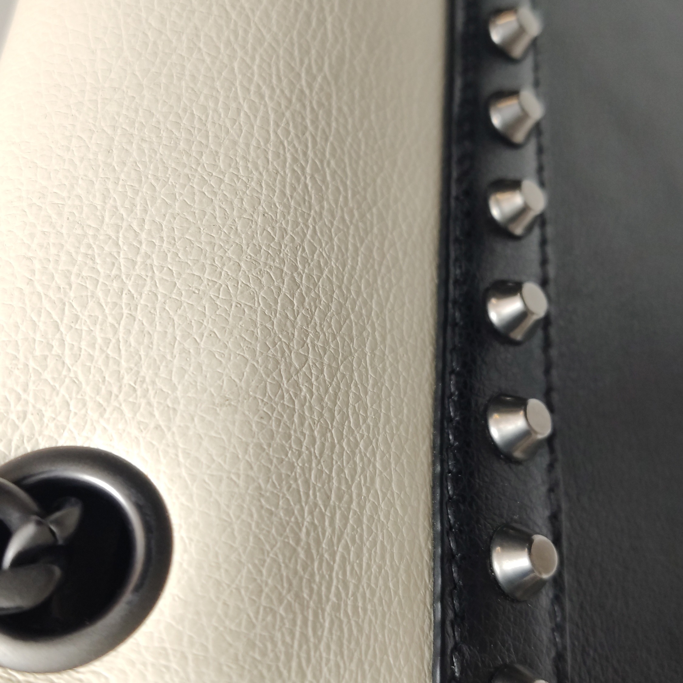 Prada Chain Flap Bag Studded Glace Calf Small — photo 15 of 25