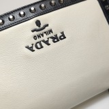 Prada Chain Flap Bag Studded Glace Calf Small — thumbnail 25