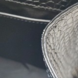 Saint Laurent(YSL) Classic Monogram Tassel Crossbody Bag Crocodile Embossed Leather Medium — thumbnail 13