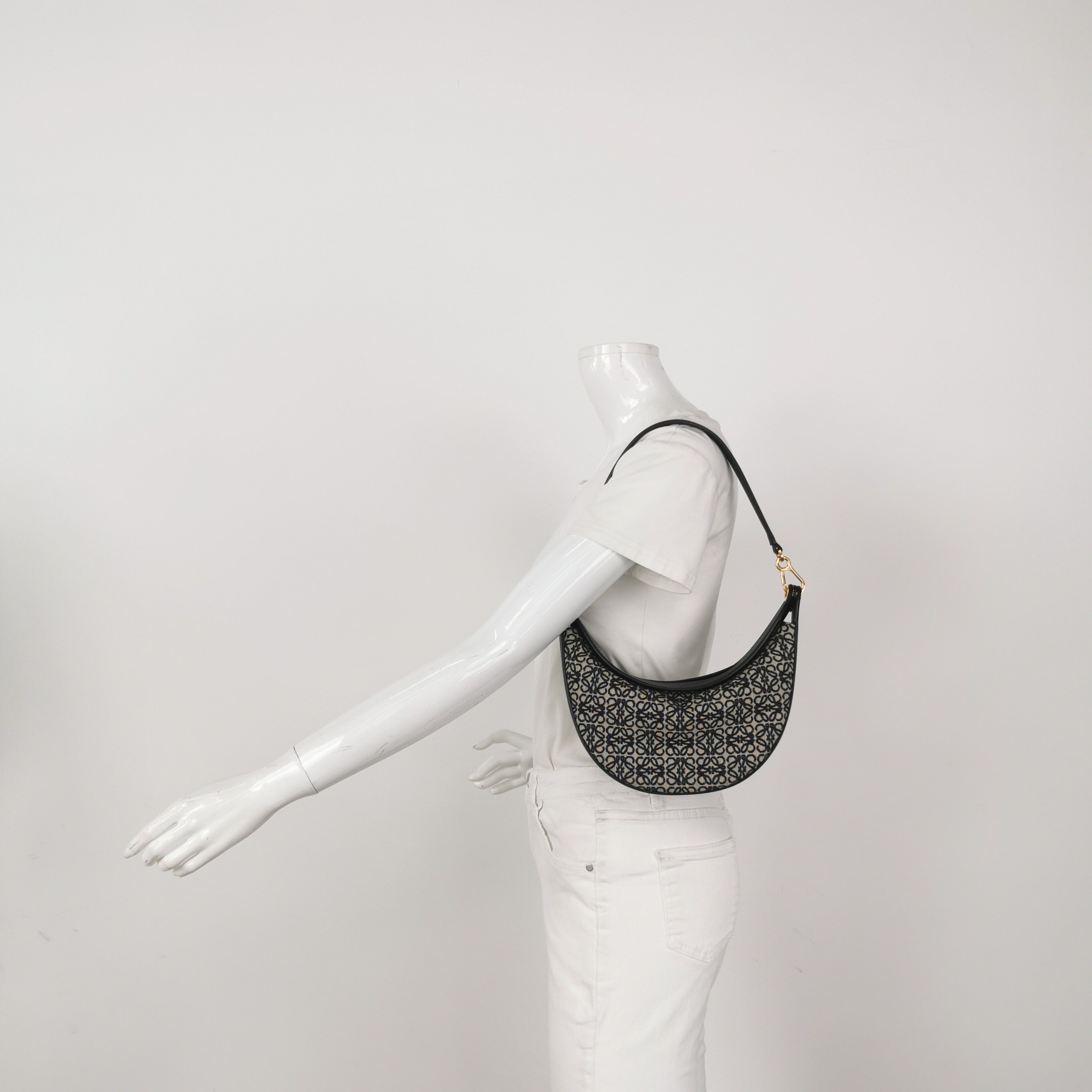 Loewe Luna Hobo Anagram Jacquard — alternate view