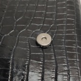 Saint Laurent(YSL) Classic Monogram Tassel Crossbody Bag Crocodile Embossed Leather Small — thumbnail 8