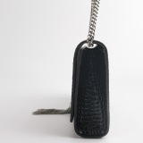 Saint Laurent(YSL) Classic Monogram Tassel Crossbody Bag Crocodile Embossed Leather Medium — thumbnail 4