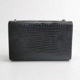 Saint Laurent(YSL) Classic Monogram Tassel Crossbody Bag Crocodile Embossed Leather Medium — thumbnail 5