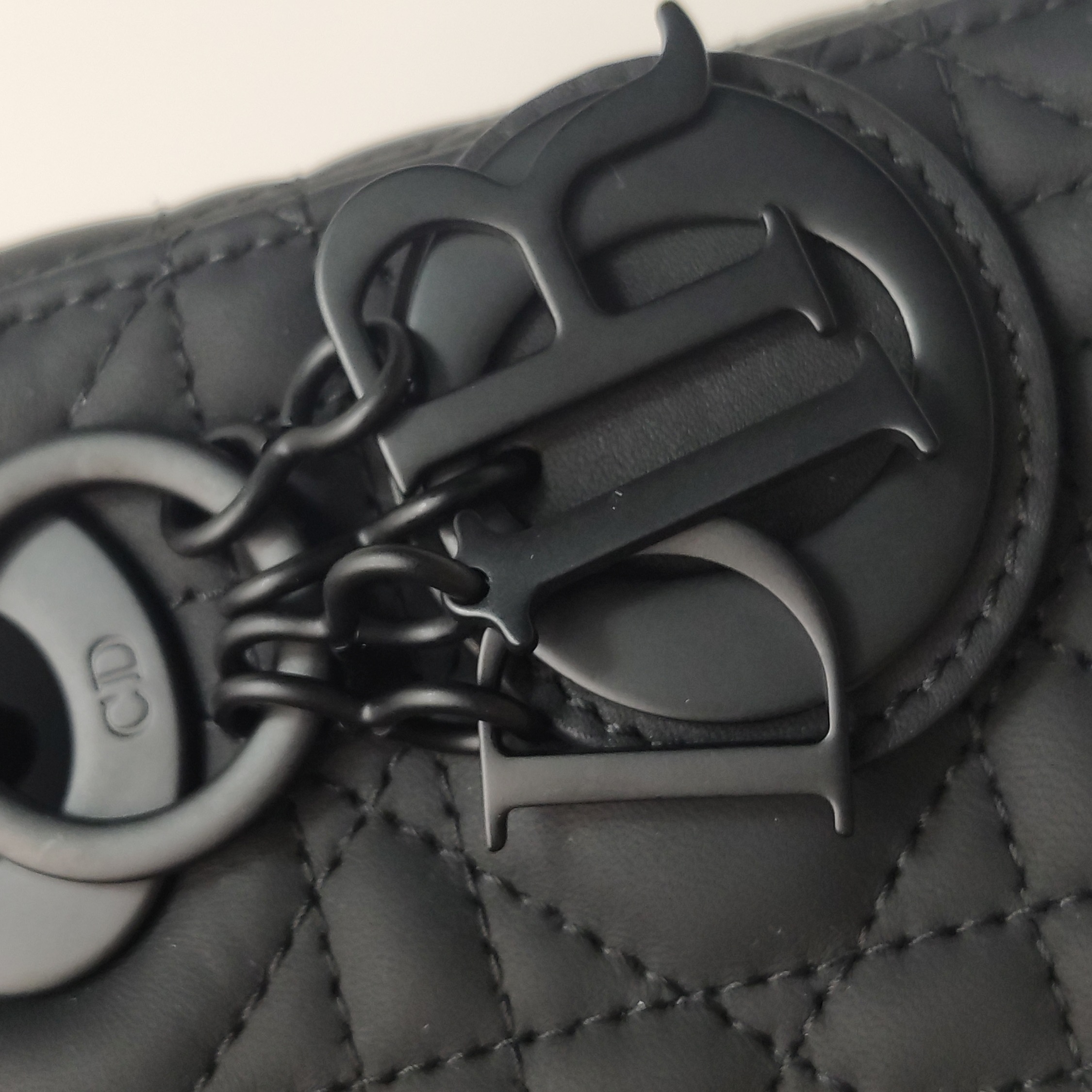 Dior Ultra Matte Lady Dior Chain Bag Cannage Quilt Calfskin Mini — photo 9 of 17