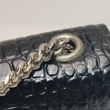 Saint Laurent(YSL) Classic Monogram Tassel Crossbody Bag Crocodile Embossed Leather Medium — thumbnail 12