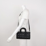 Dior Ultra Matte Lady D-Joy Bag Diamond Motif Cannage Calfskin Medium — thumbnail 2