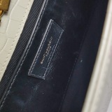 Saint Laurent(YSL) Classic Monogram Tassel Crossbody Bag Crocodile Embossed Leather Small — thumbnail 9