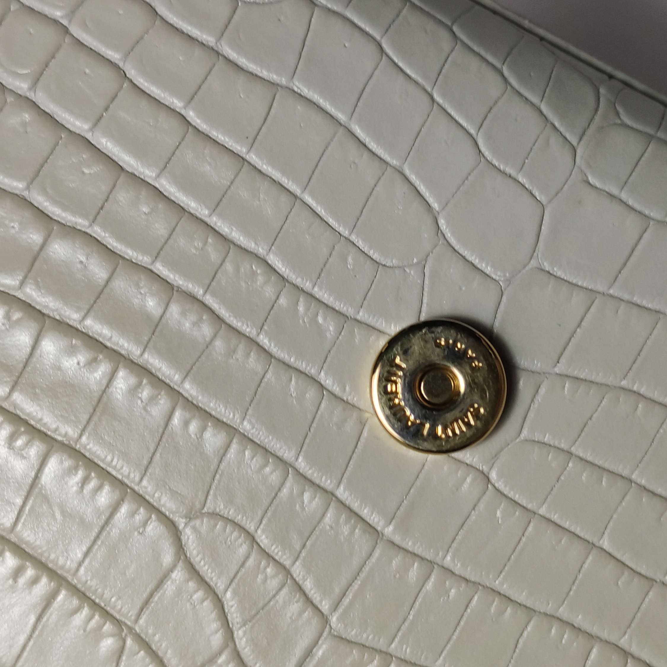 Saint Laurent(YSL) Classic Monogram Tassel Crossbody Bag Crocodile Embossed Leather Small — photo 10 of 15