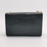 Saint Laurent(YSL) Classic Monogram Tassel Crossbody Bag Crocodile Embossed Leather Small — thumbnail 5