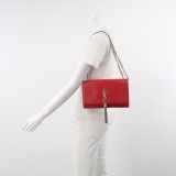 Saint Laurent(YSL) Classic Monogram Tassel Crossbody Bag Crocodile Embossed Leather Medium — thumbnail 2