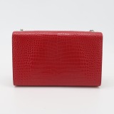 Saint Laurent(YSL) Classic Monogram Tassel Crossbody Bag Crocodile Embossed Leather Medium — thumbnail 5