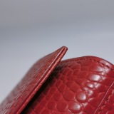 Saint Laurent(YSL) Classic Monogram Tassel Crossbody Bag Crocodile Embossed Leather Medium — thumbnail 13