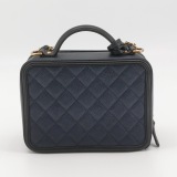 Chanel Filigree Vanity Case Quilted Caviar Medium — thumbnail 5