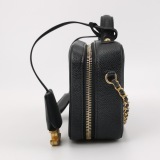 Chanel Filigree Vanity Case Quilted Caviar Small — thumbnail 3