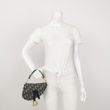 Dior Saddle Handbag Oblique Canvas Mini — thumbnail 2