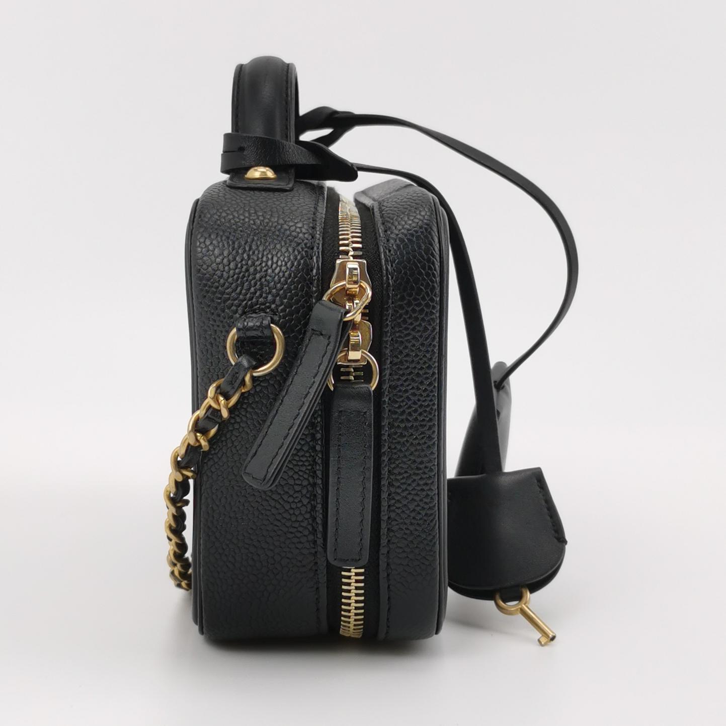 Chanel Filigree Vanity Case Quilted Caviar Small — photo 4 of 13