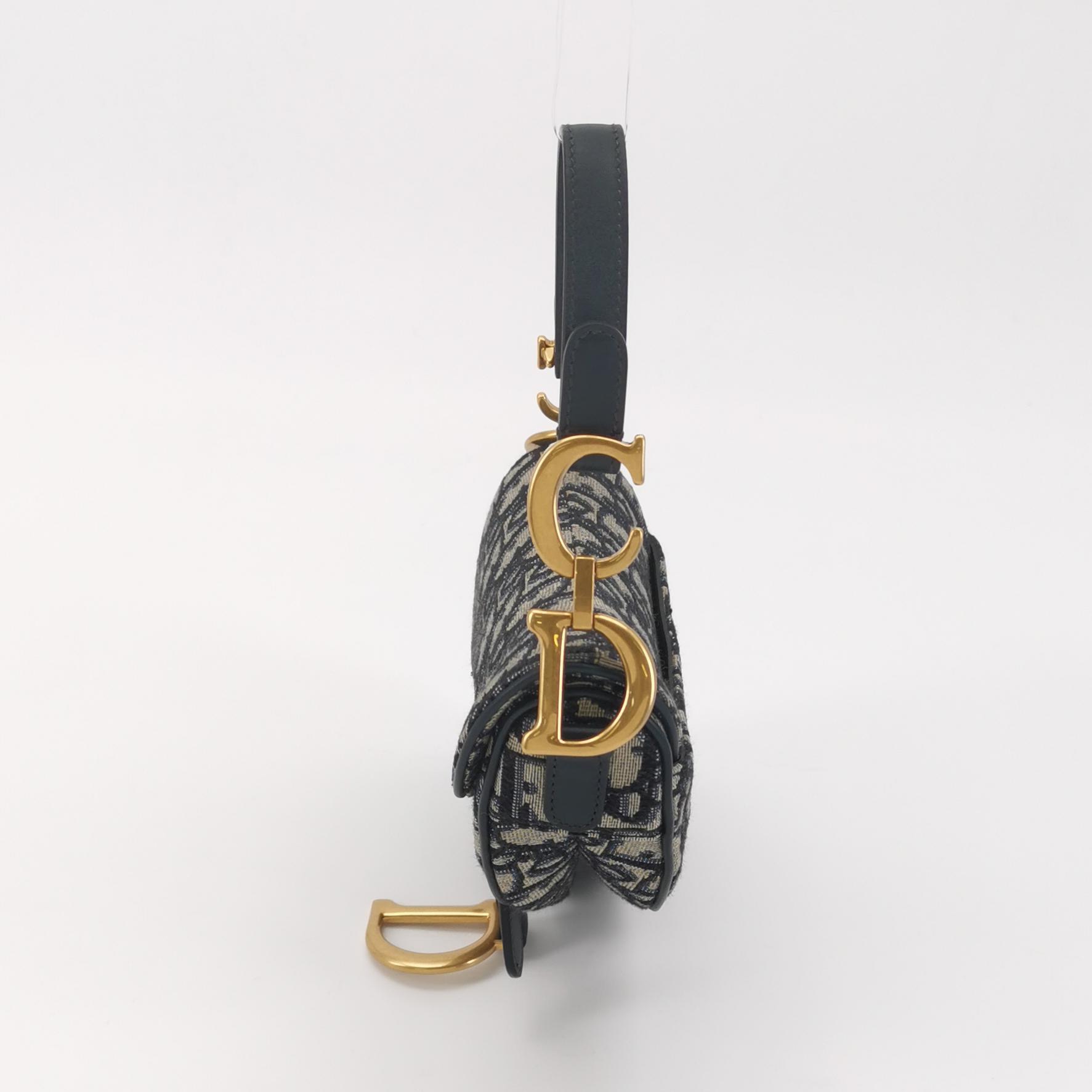 Dior Saddle Handbag Oblique Canvas Mini — photo 3 of 14