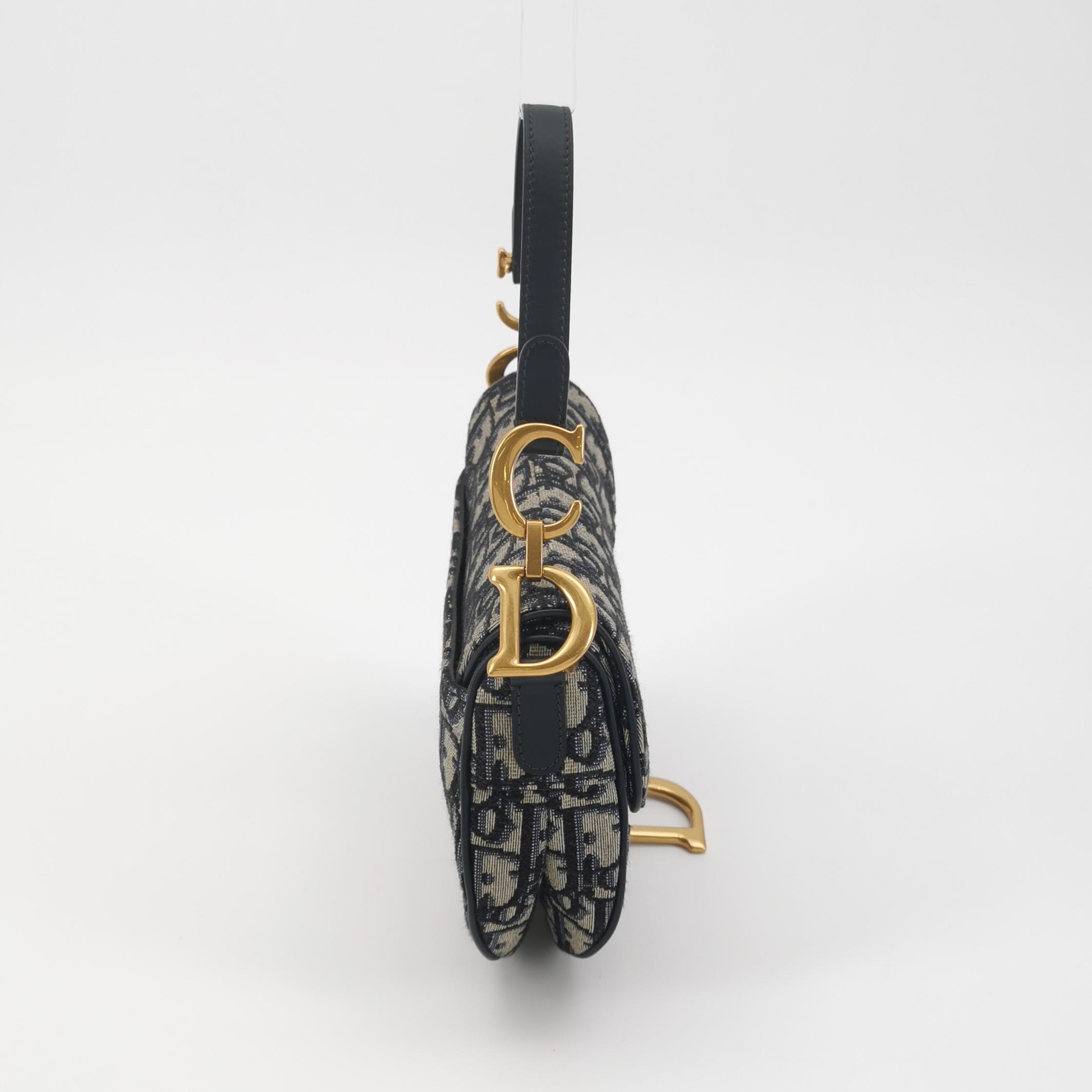 Dior Saddle Handbag Oblique Canvas Mini — photo 4 of 14
