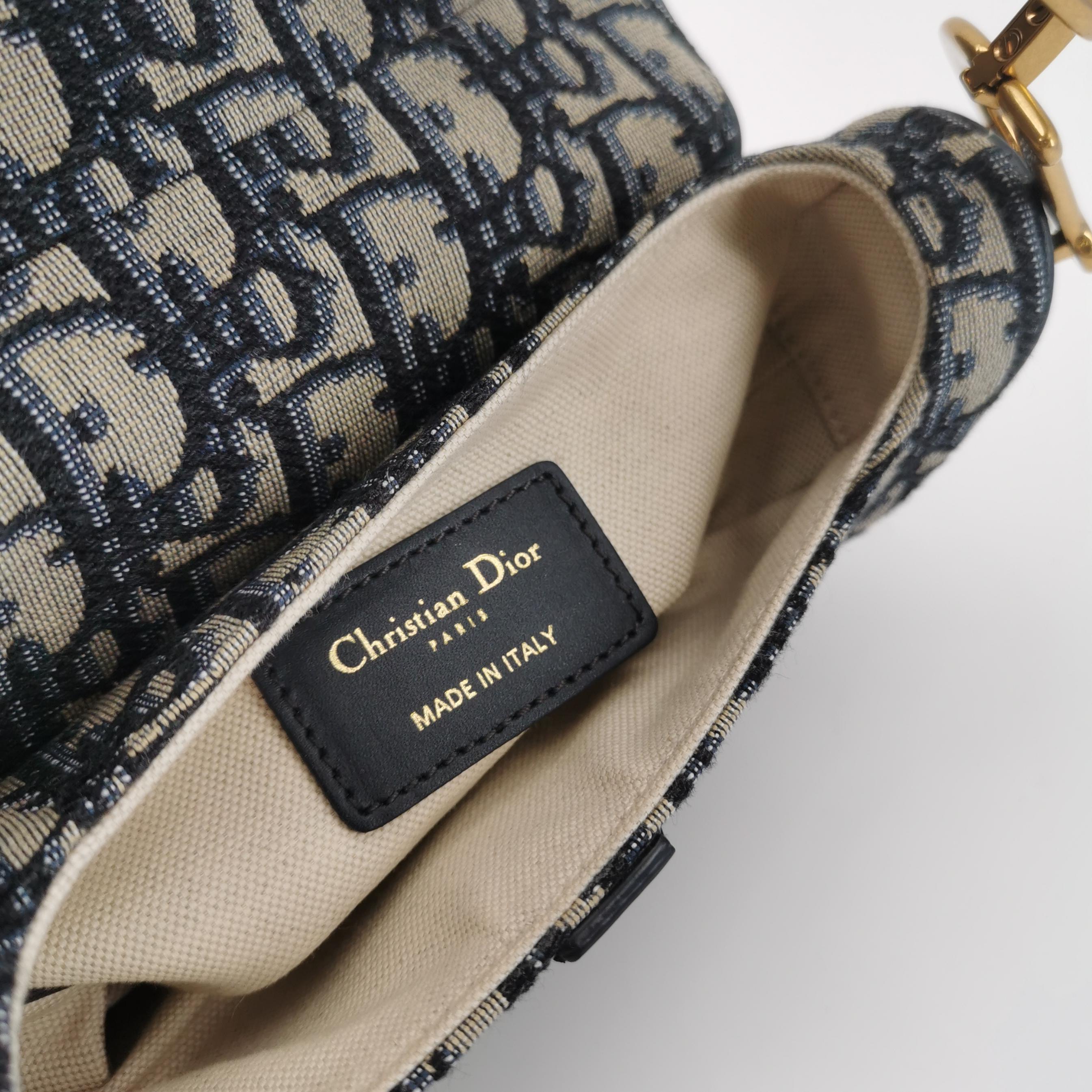 Dior Saddle Handbag Oblique Canvas Mini — photo 8 of 14