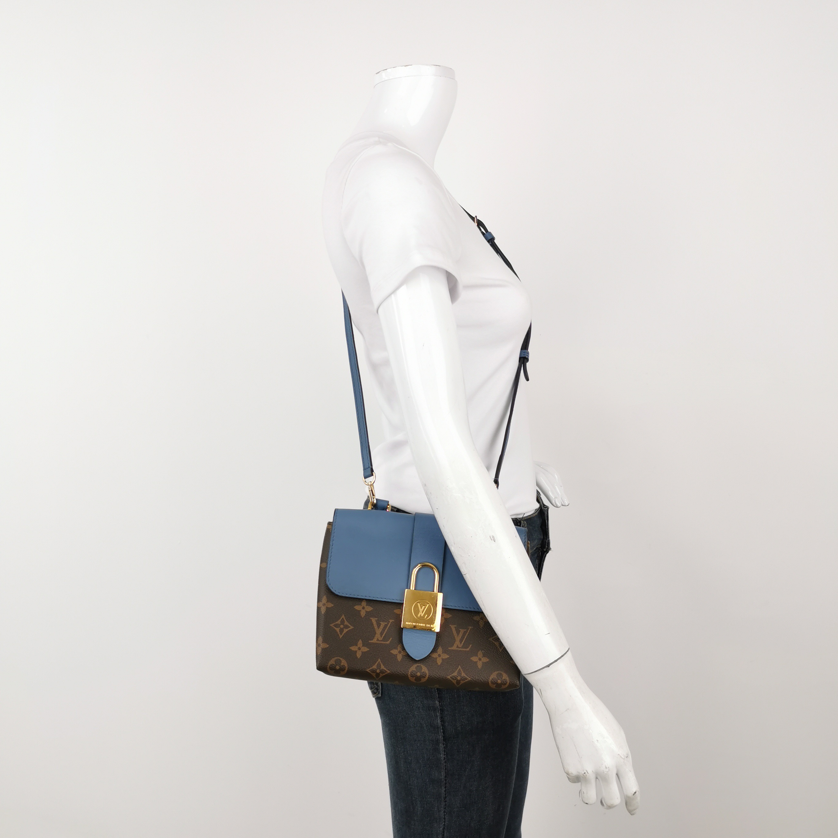 Louis Vuitton(LV) Locky Handbag Monogram Canvas with Leather BB — alternate view