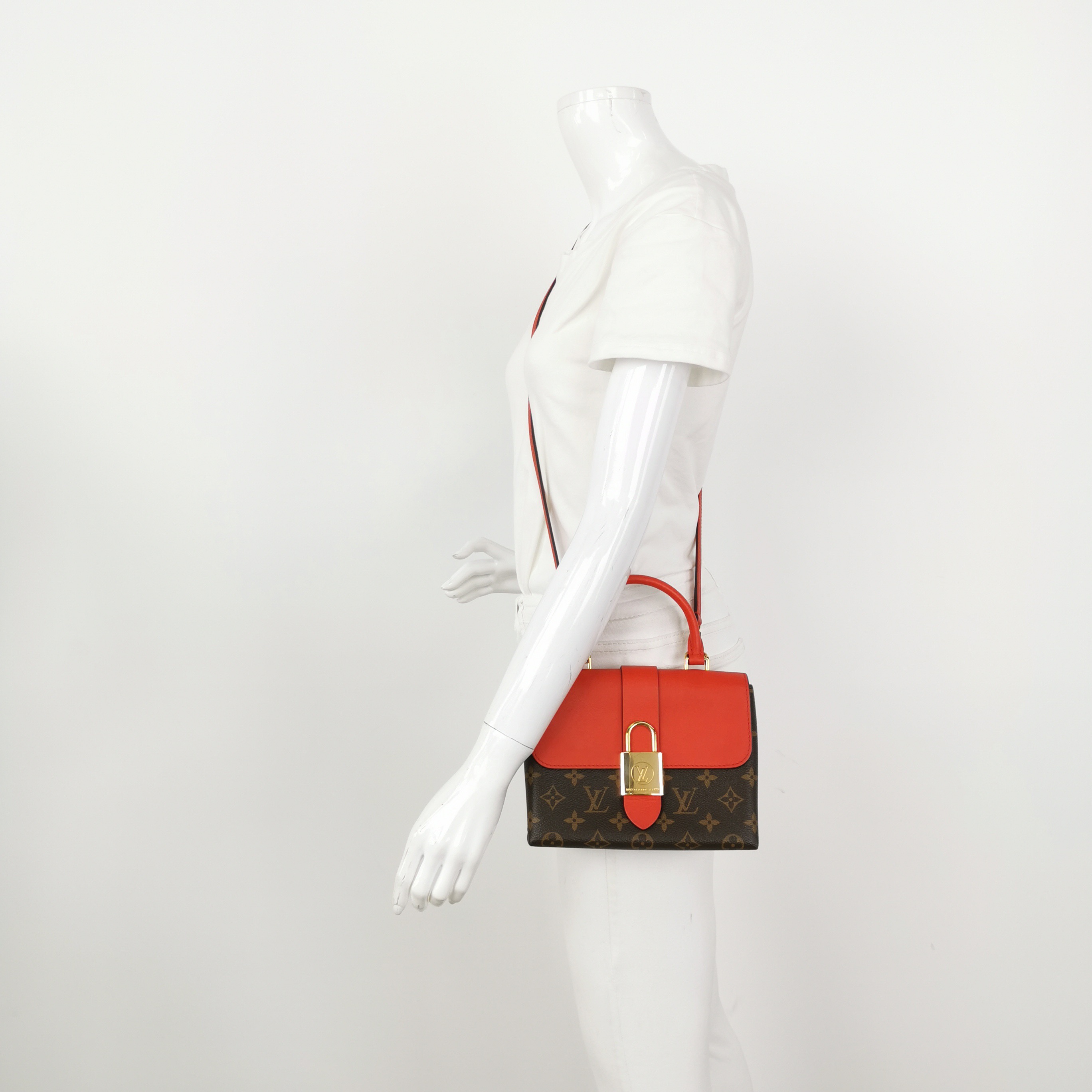 Louis Vuitton(LV) Locky Handbag Monogram Canvas with Leather BB — alternate view