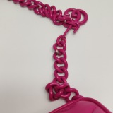 Gucci GG Marmont Flap Bag Matelasse Leather Super Rose Pink  Mini — thumbnail 9