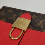 Louis Vuitton(LV) Locky Handbag Monogram Canvas with Leather BB — thumbnail 11