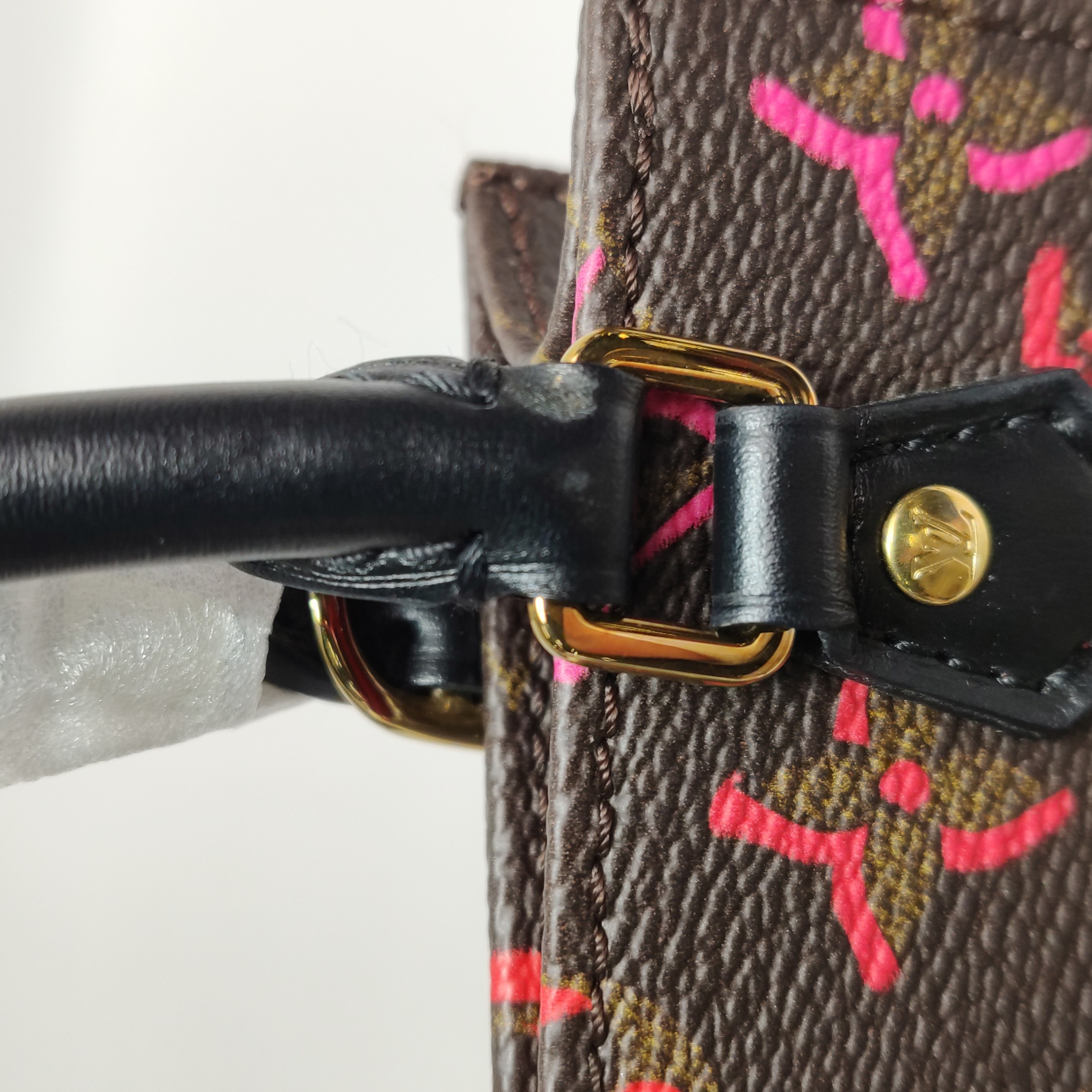 Louis Vuitton(LV) Petit Sac Plat Bag Limited Edition Fall in Love Monogram Canvas — photo 10 of 15