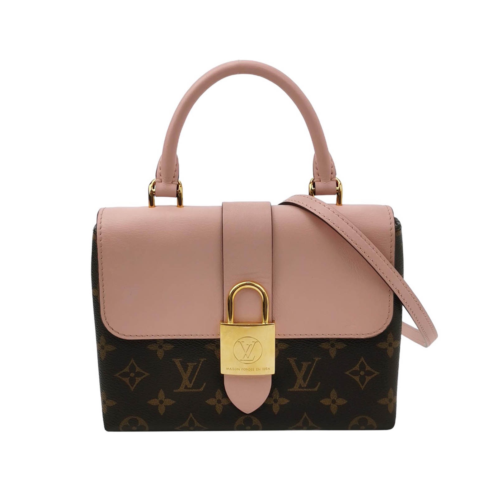 Louis Vuitton(LV) Locky Handbag Monogram Canvas with Leather BB — photo 1 of 15