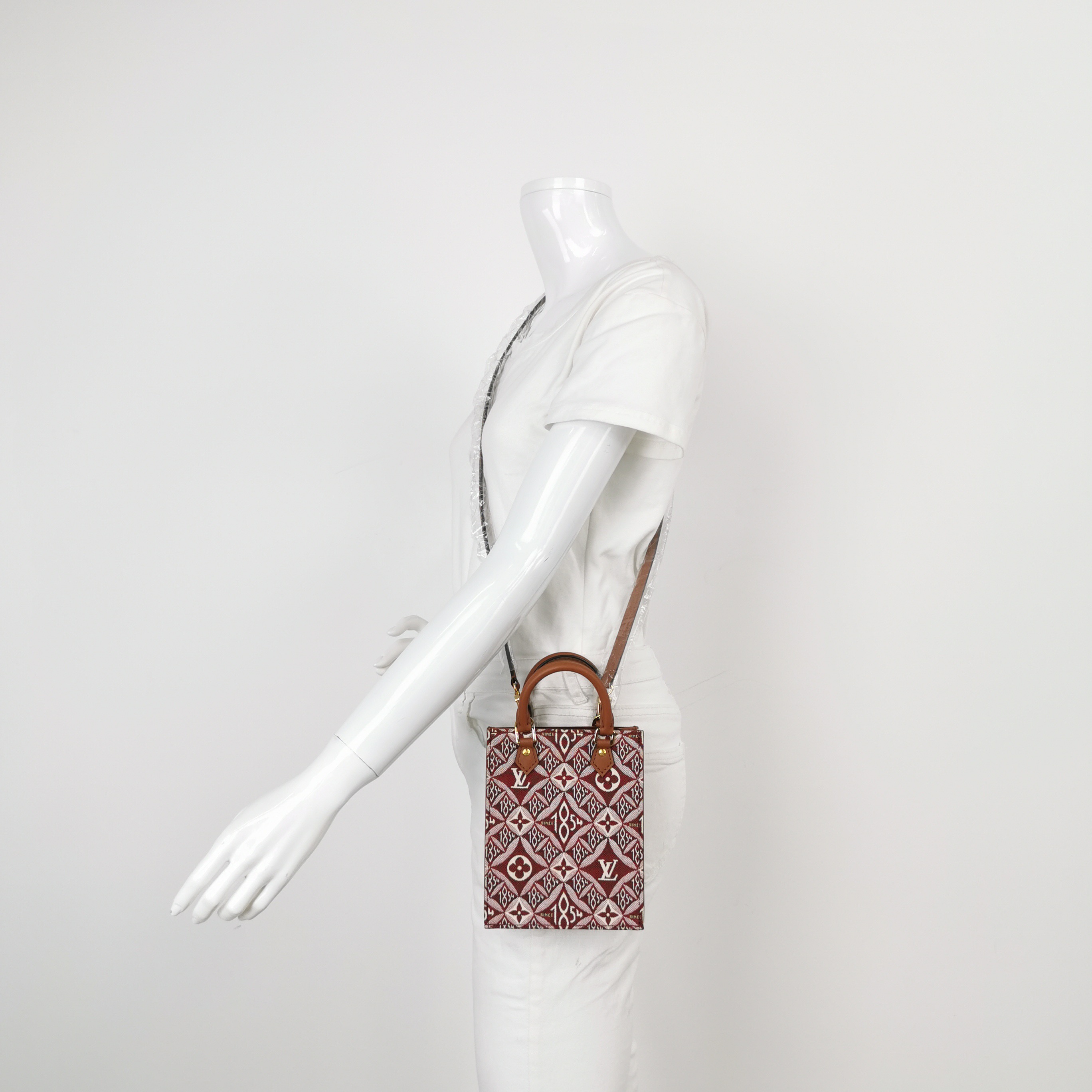 Louis Vuitton(LV) Petit Sac Plat Bag Limited Edition Since 1854 Monogram Jacquard — alternate view