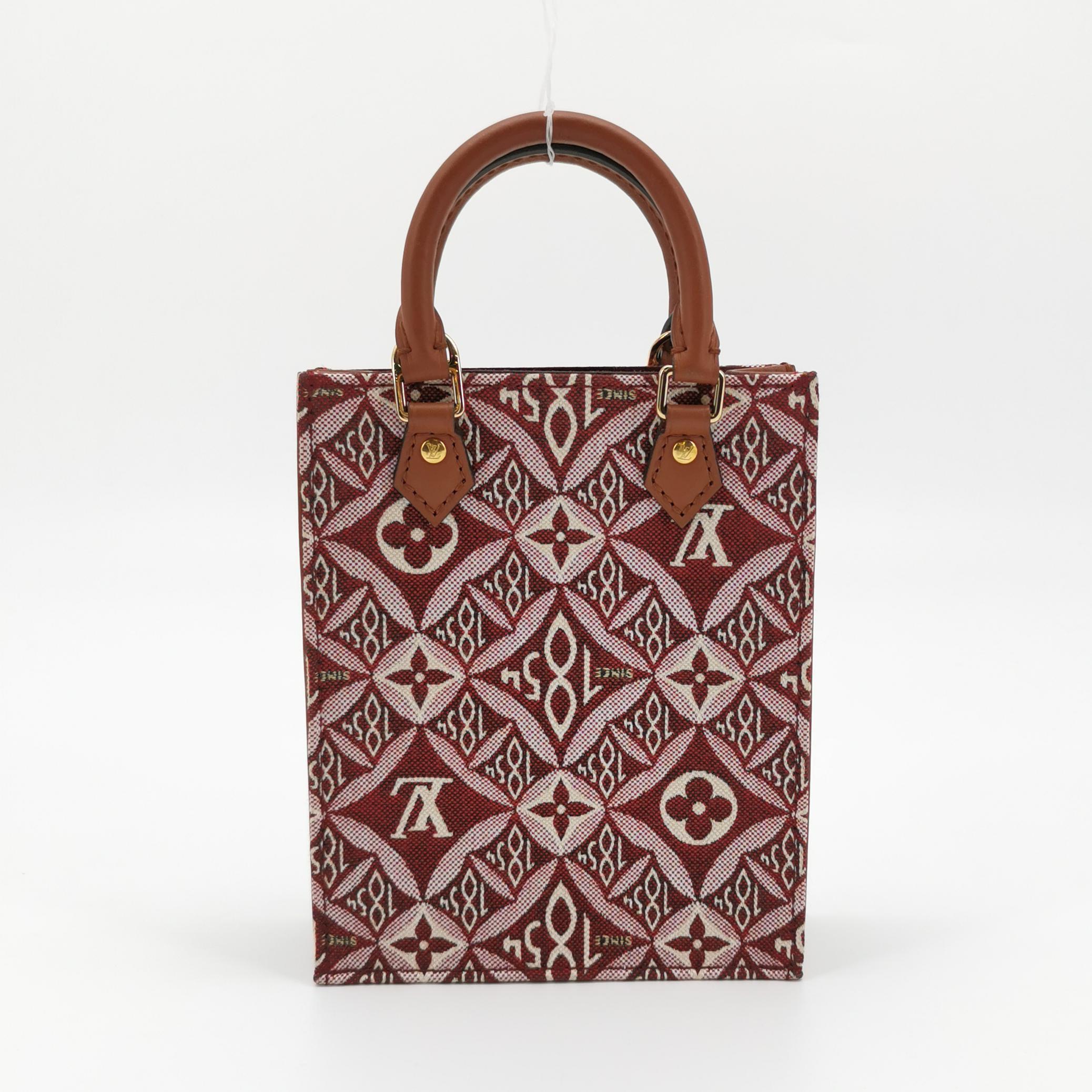 Louis Vuitton(LV) Petit Sac Plat Bag Limited Edition Since 1854 Monogram Jacquard — photo 5 of 16