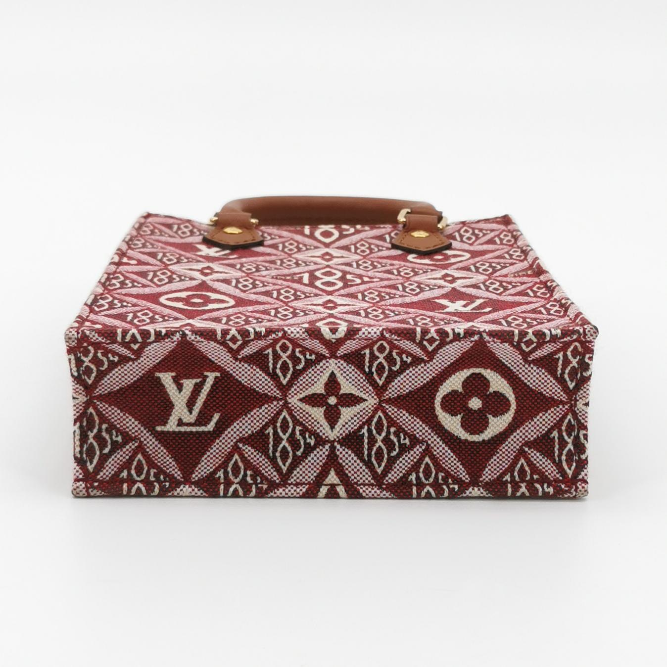 Louis Vuitton(LV) Petit Sac Plat Bag Limited Edition Since 1854 Monogram Jacquard — photo 6 of 16