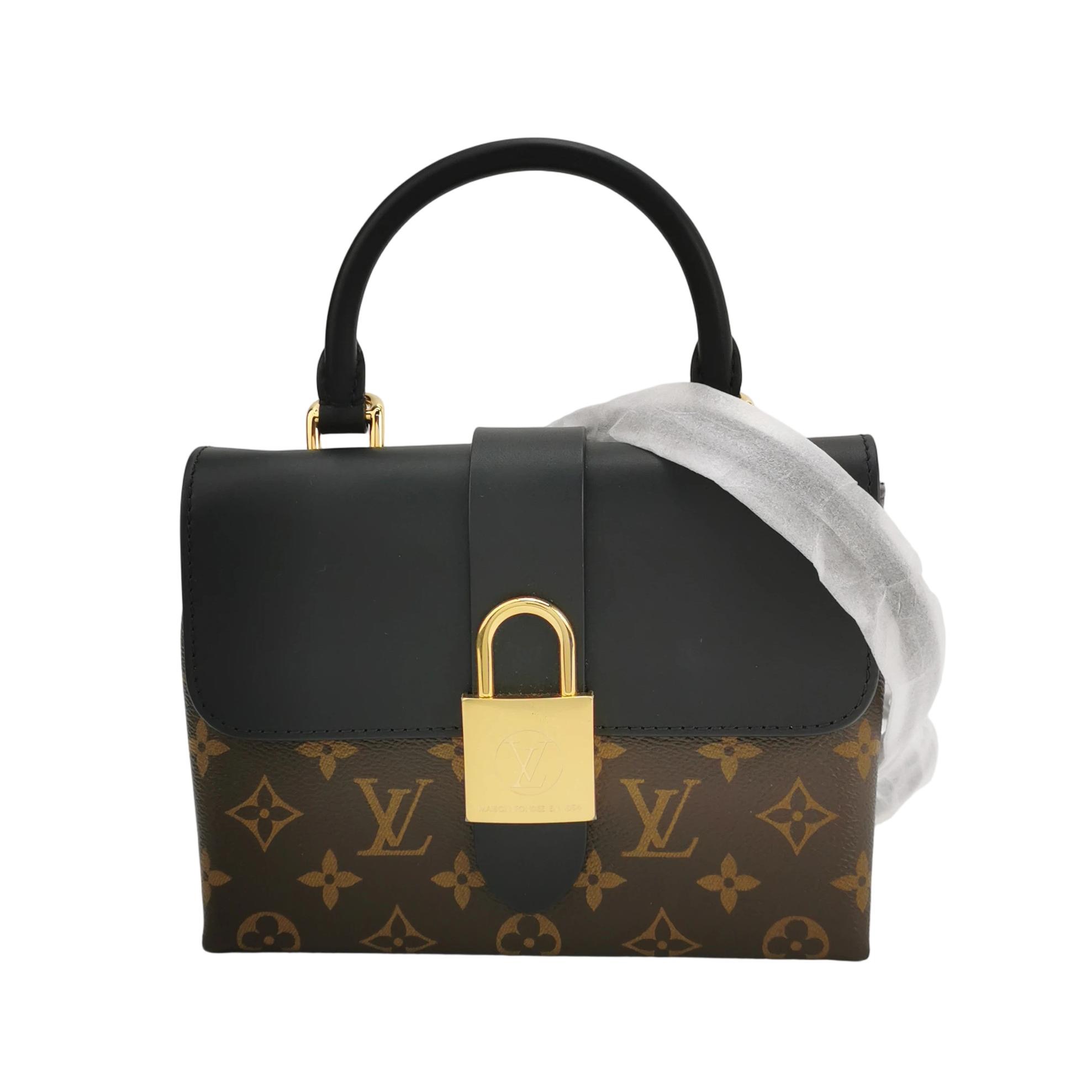 Louis Vuitton(LV) Locky Handbag Monogram Canvas with Leather BB