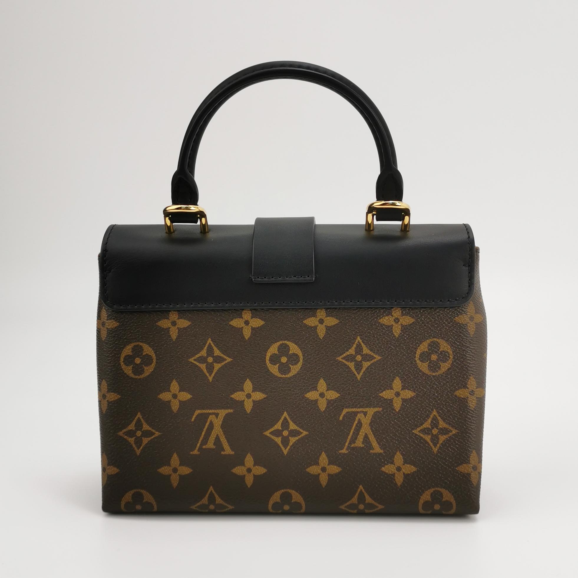 Louis Vuitton(LV) Locky Handbag Monogram Canvas with Leather BB