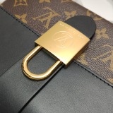 Louis Vuitton(LV) Locky Handbag Monogram Canvas with Leather BB — thumbnail 9
