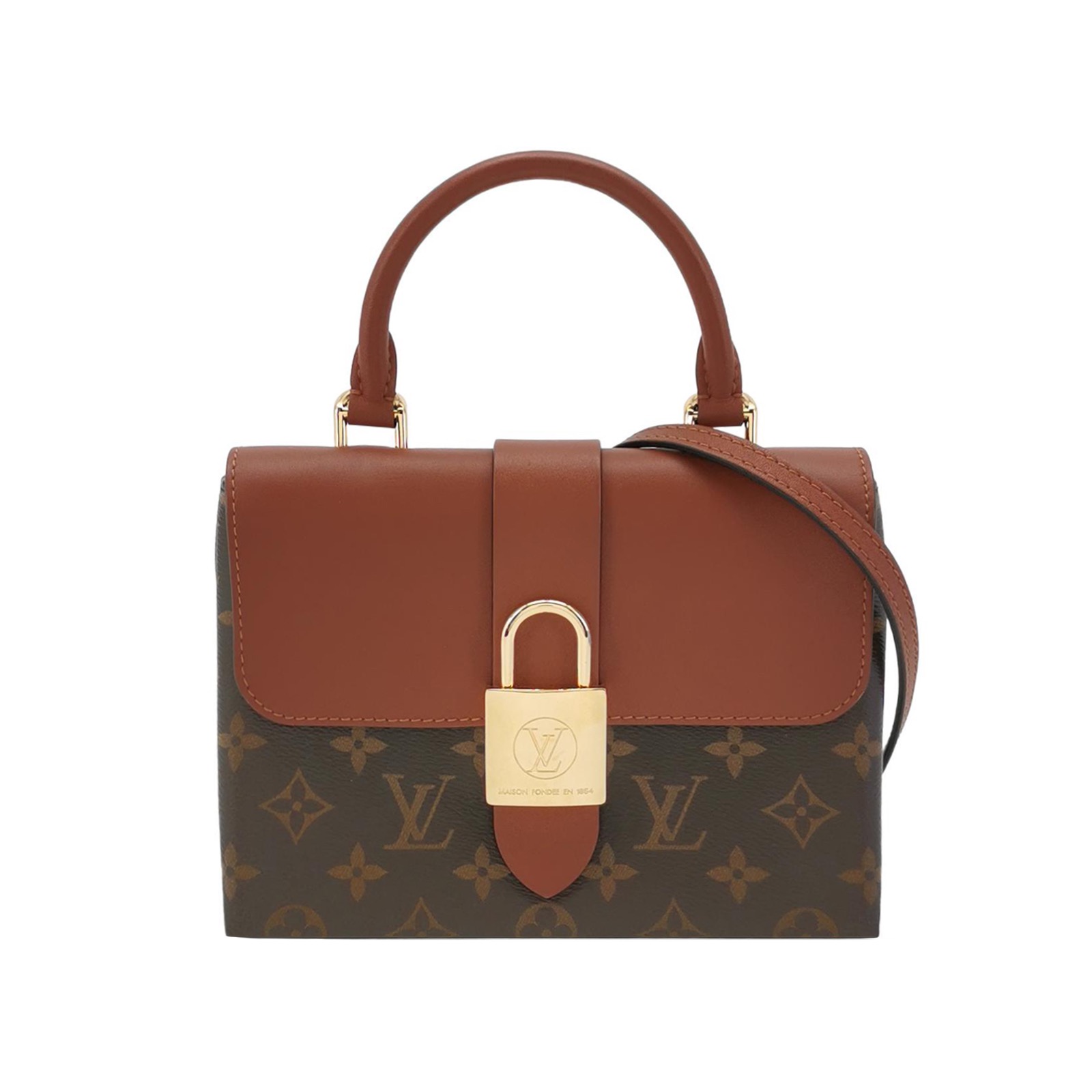 Louis Vuitton(LV) Locky Handbag Monogram Canvas with Leather BB — photo 1 of 15