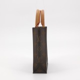 Louis Vuitton(LV) Petit Sac Plat Bag Monogram Canvas — thumbnail 4