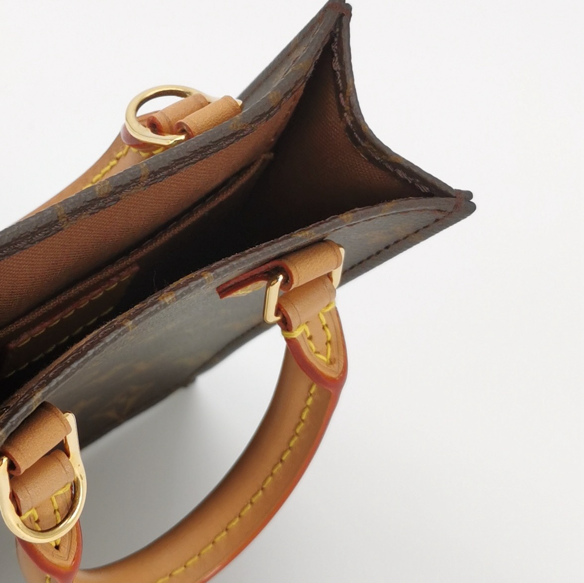 Louis Vuitton(LV) Petit Sac Plat Bag Monogram Canvas — photo 8 of 20