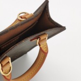 Louis Vuitton(LV) Petit Sac Plat Bag Monogram Canvas — thumbnail 8