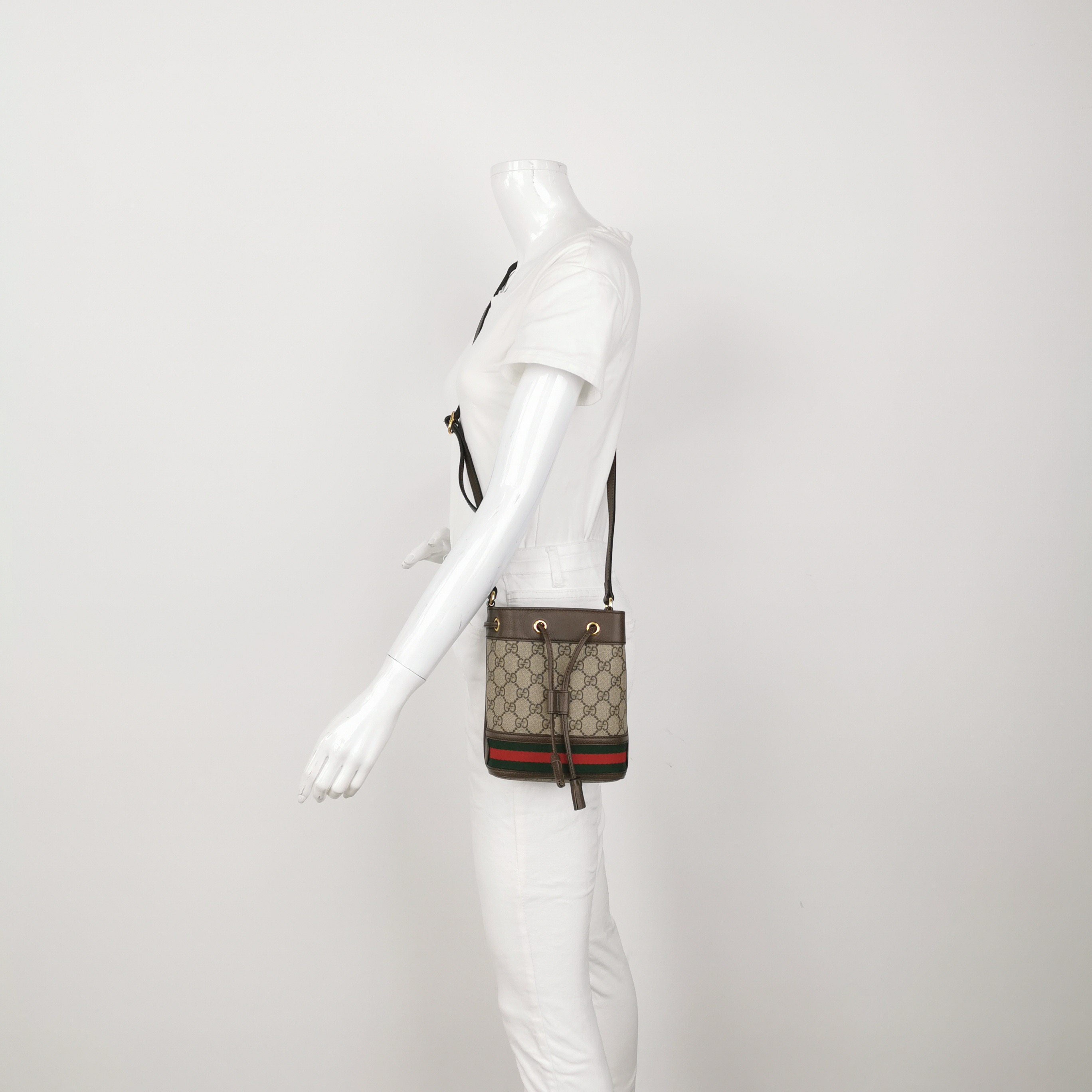 Gucci Ophidia Bucket Bag GG Coated Canvas Mini — alternate view