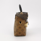 Louis Vuitton(LV) Camera Box Handbag Studded Reverse Monogram Canvas — thumbnail 3