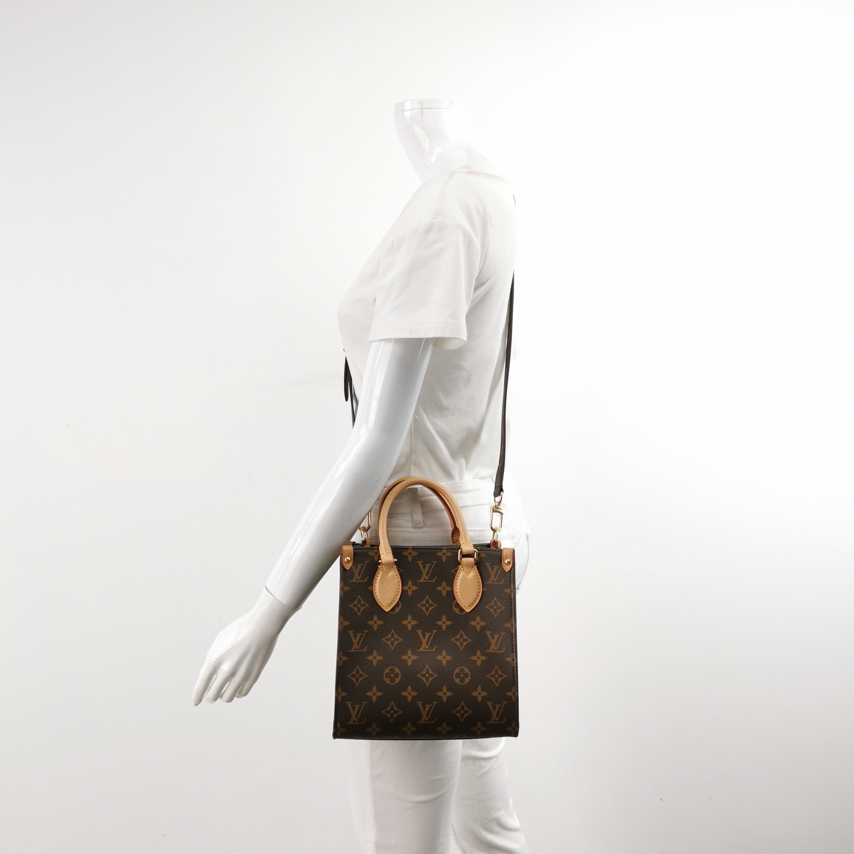 Louis Vuitton(LV) Sac Plat NM Bag Monogram Canvas BB — alternate view