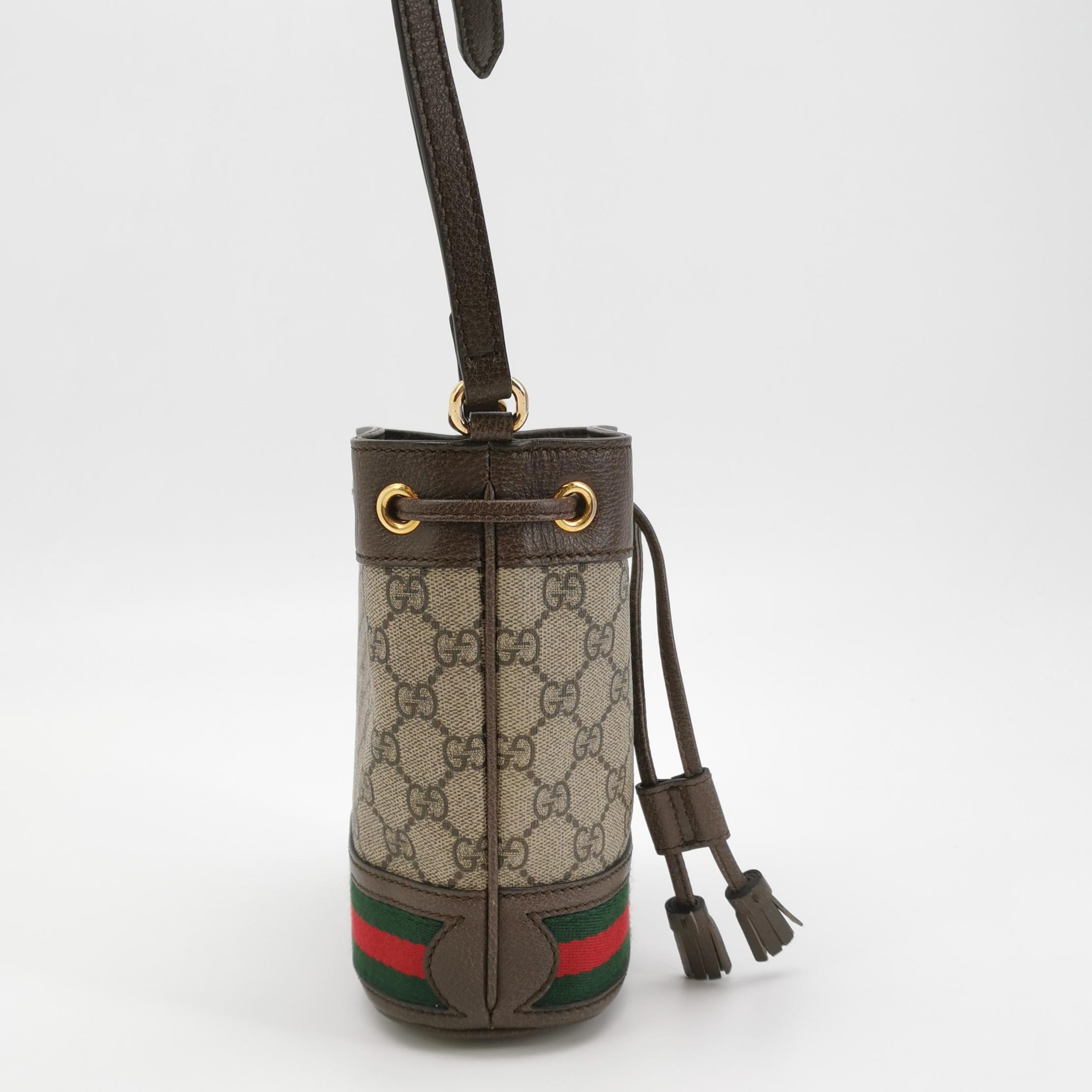 Gucci Ophidia Bucket Bag GG Coated Canvas Mini — photo 3 of 12