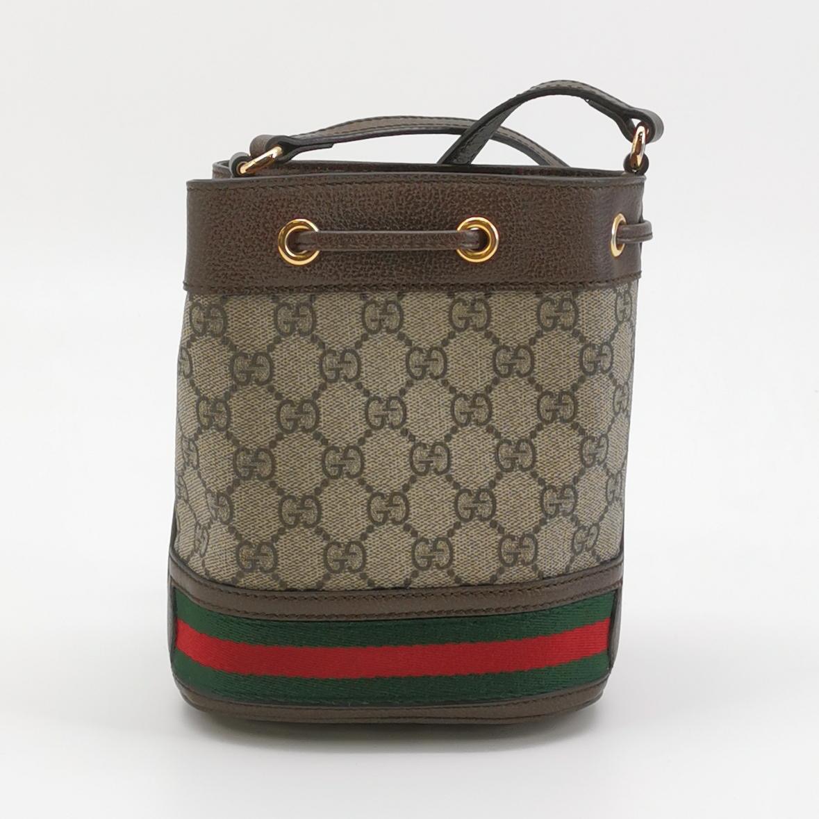 Gucci Ophidia Bucket Bag GG Coated Canvas Mini — photo 5 of 12
