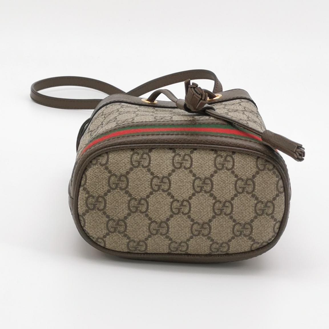 Gucci Ophidia Bucket Bag GG Coated Canvas Mini — photo 6 of 12
