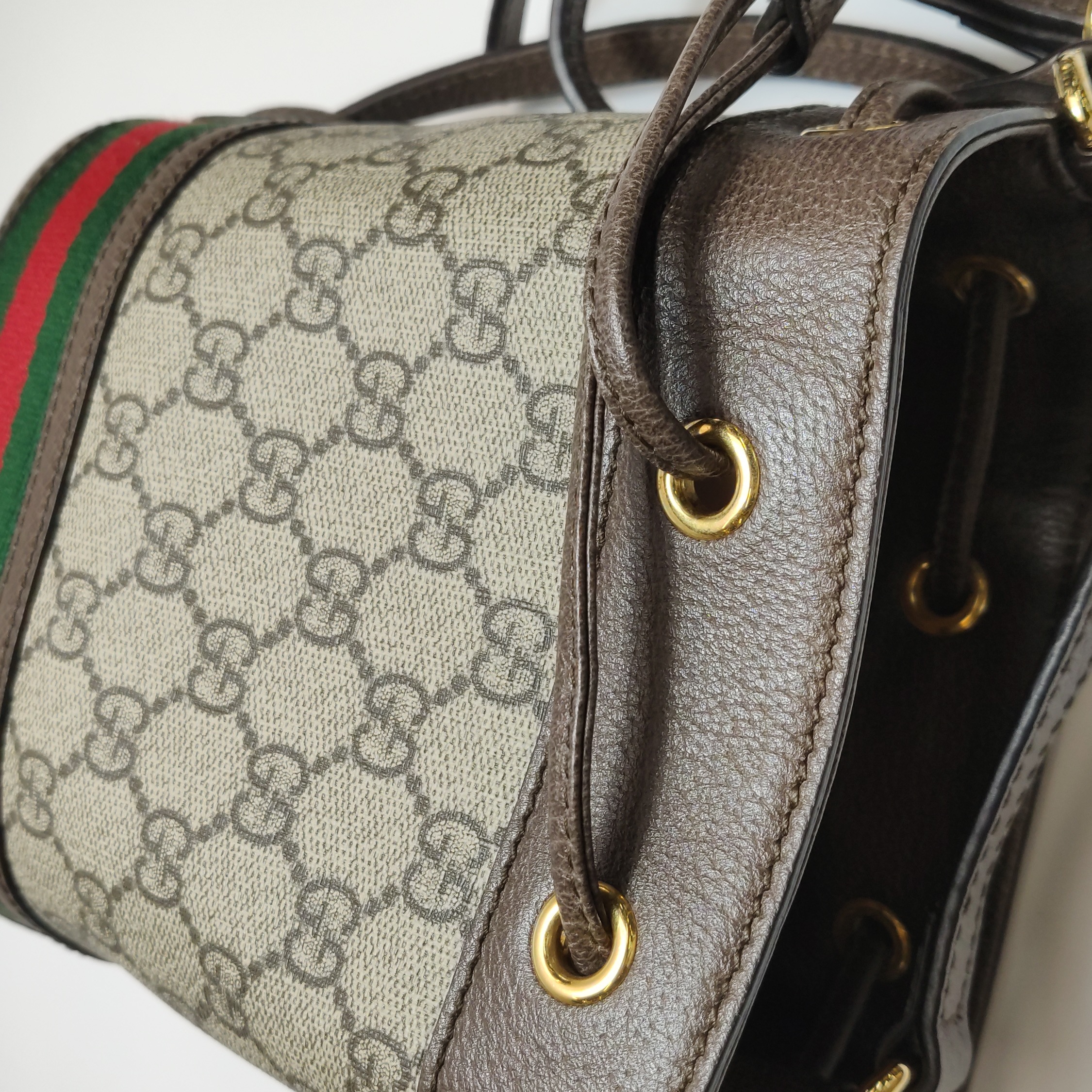 Gucci Ophidia Bucket Bag GG Coated Canvas Mini — photo 8 of 12