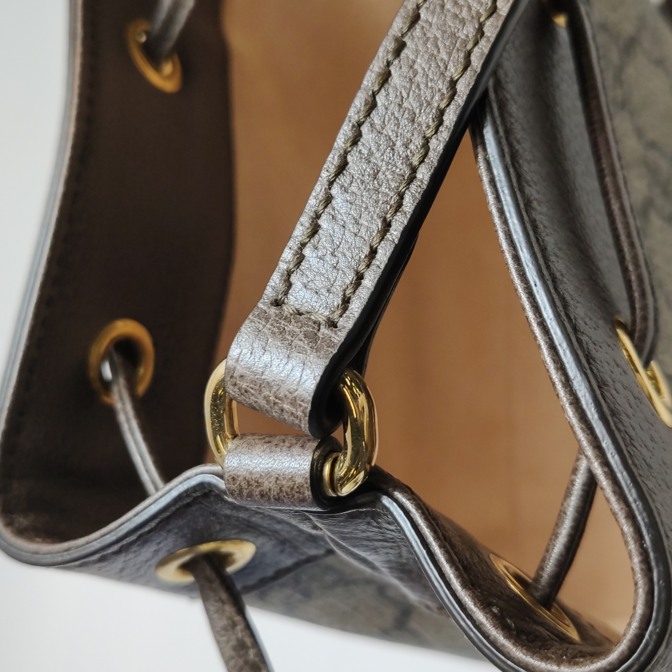 Gucci Ophidia Bucket Bag GG Coated Canvas Mini — photo 10 of 12