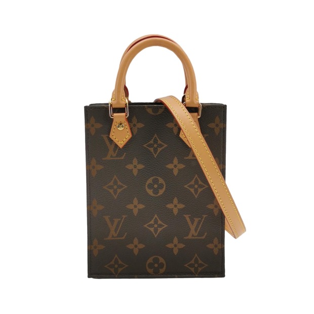 Louis Vuitton(LV) Petit Sac Plat Bag Monogram Canvas — pre-owned, Vierlot