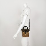 Louis Vuitton(LV) Camera Box Handbag Studded Reverse Monogram Canvas — thumbnail 2